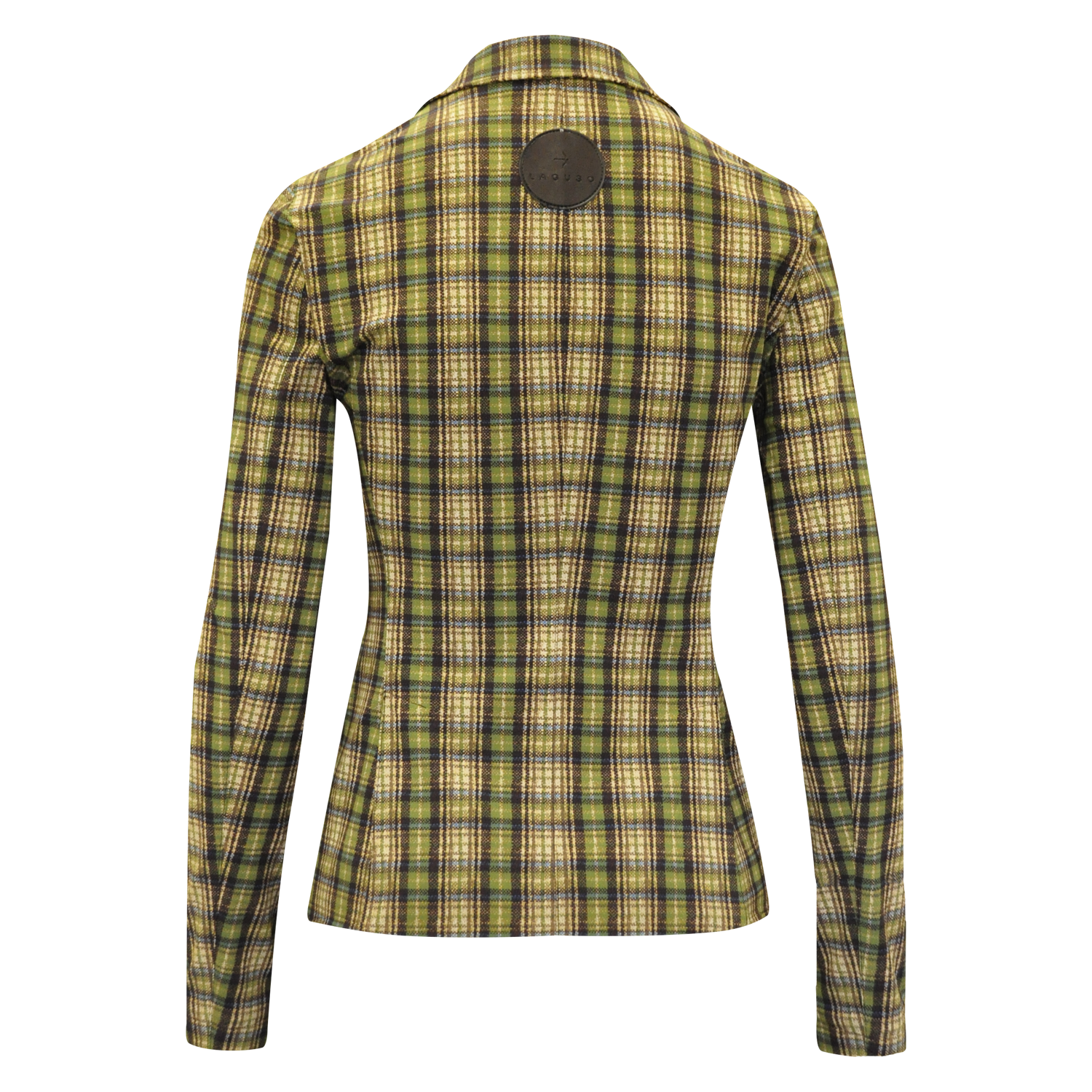 Jacket "Jane Tec Midi" Check Greens  Green XL/42