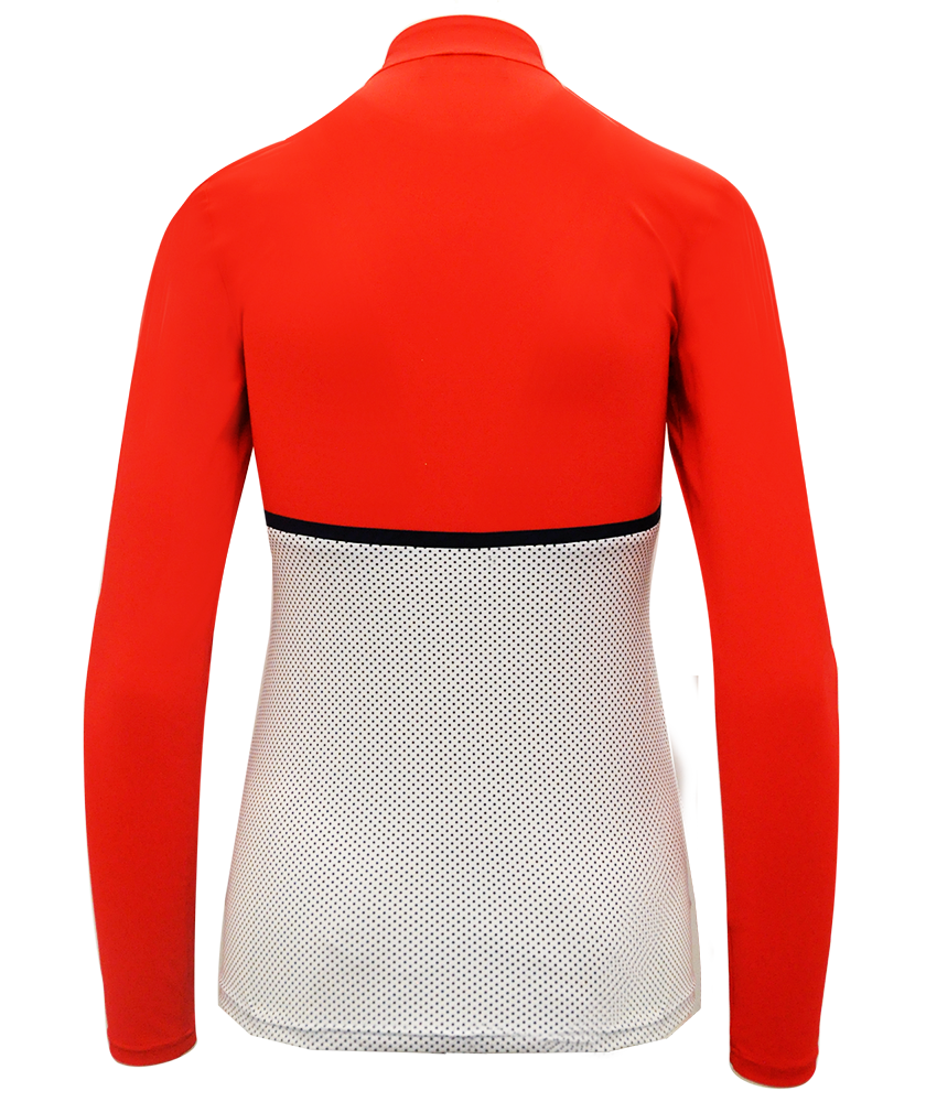 Trainingsshirt "Tessa Summer Dots"  Chilly-Red XL/42